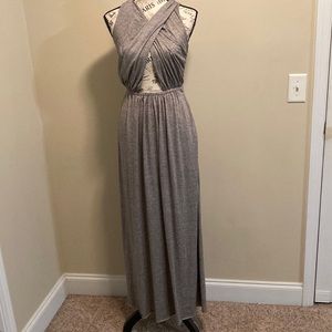FINAL $ Ark & Co cut out mid section front & back maxi dress Sz S